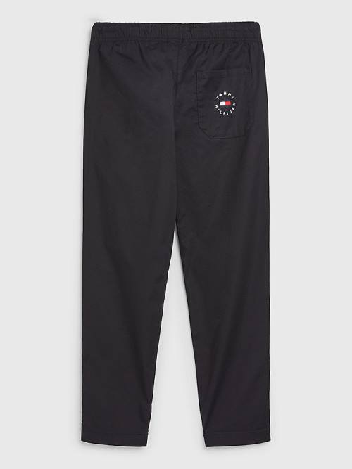 Tommy Hilfiger Ripstop Heritage Pull-On Broek Jongens Zwart | TH516KFJ