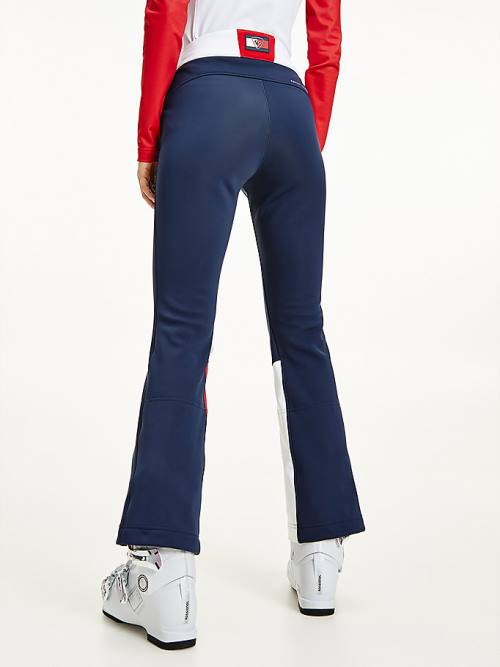 Tommy Hilfiger Rossignol Colour-Blocked Ski Broek Dames Blauw | TH163SNM