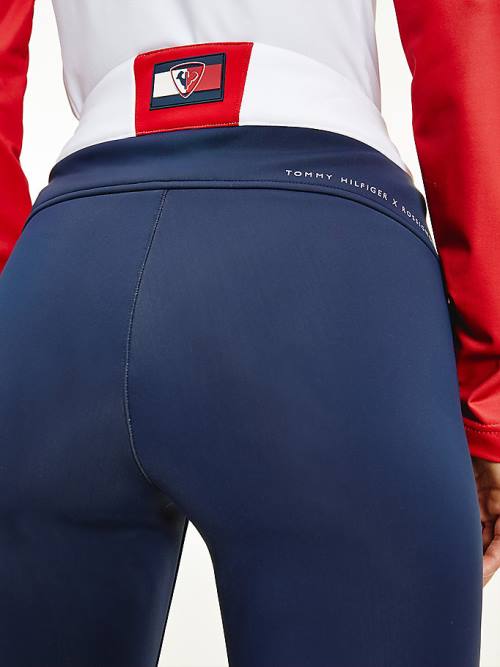 Tommy Hilfiger Rossignol Colour-Blocked Ski Broek Dames Blauw | TH163SNM