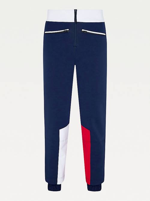 Tommy Hilfiger Rossignol Colour-Blocked Ski Broek Dames Blauw | TH163SNM