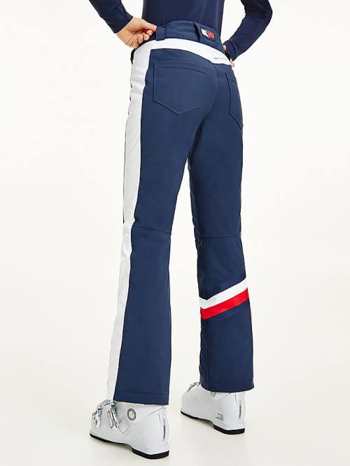 Tommy Hilfiger Rossignol Colour-Blocked Ski Broek Dames Blauw | TH910HDC