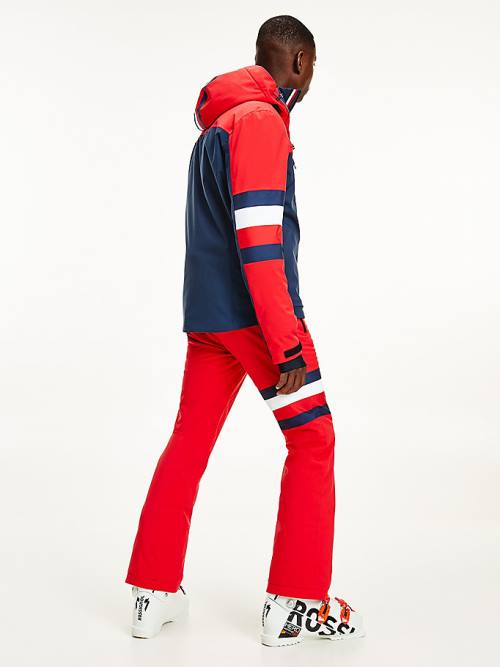 Tommy Hilfiger Rossignol Colour-Blocked Ski Jassen Heren Rood | TH958NVK