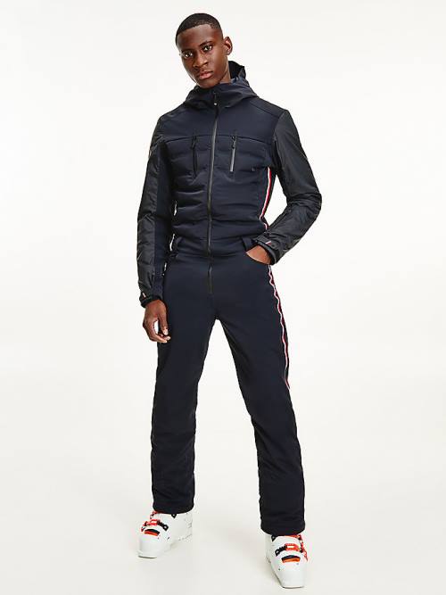 Tommy Hilfiger Rossignol Met Capuchon Padded Ski Pakken Heren Zwart | TH583PGK