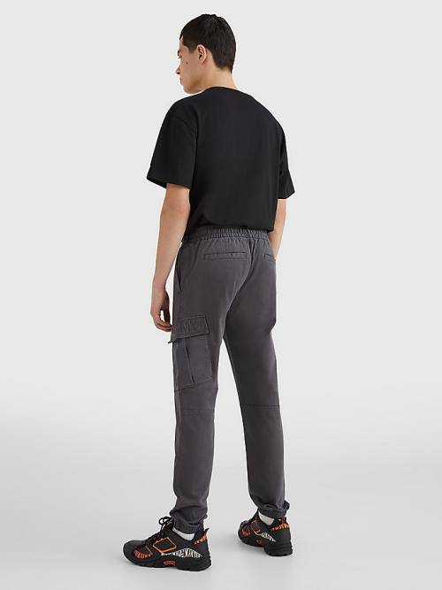 Tommy Hilfiger Scanton Cargo Pocket Joggers Broek Heren Grijs | TH093LZJ