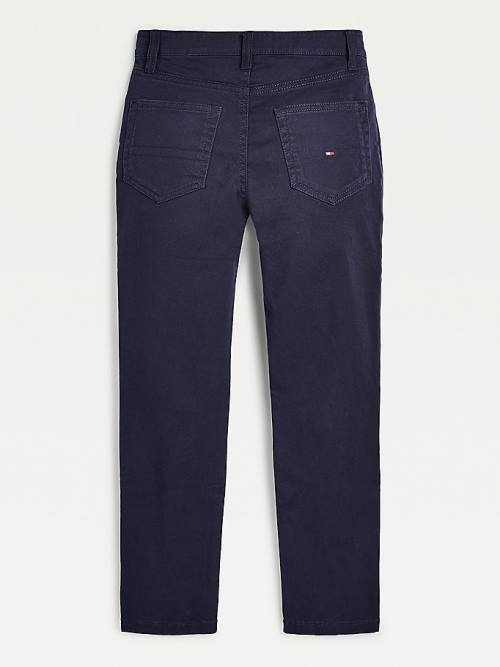 Tommy Hilfiger Scanton Slim Broek Jongens Blauw | TH431VUO