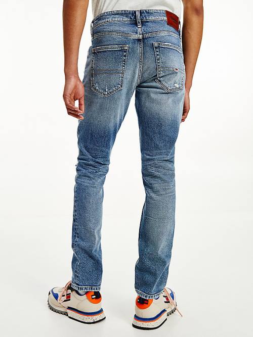 Tommy Hilfiger Scanton Slim Distressed Faded Jeans Heren Denim | TH491UID