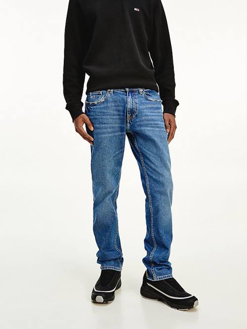 Tommy Hilfiger Scanton Slim Distressed Jeans Heren Denim | TH756BLK