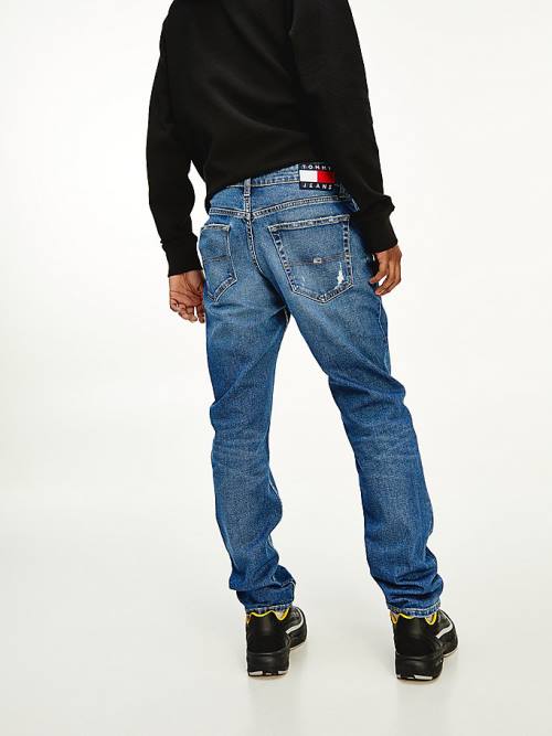 Tommy Hilfiger Scanton Slim Distressed Jeans Heren Denim | TH756BLK