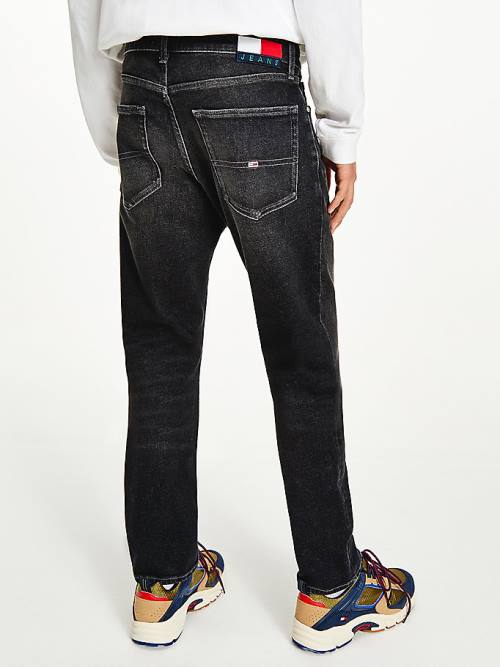 Tommy Hilfiger Scanton Slim Faded Black Jeans Heren Denim | TH049NSX