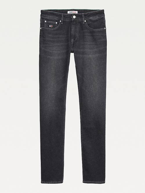 Tommy Hilfiger Scanton Slim Faded Black Jeans Heren Denim | TH049NSX