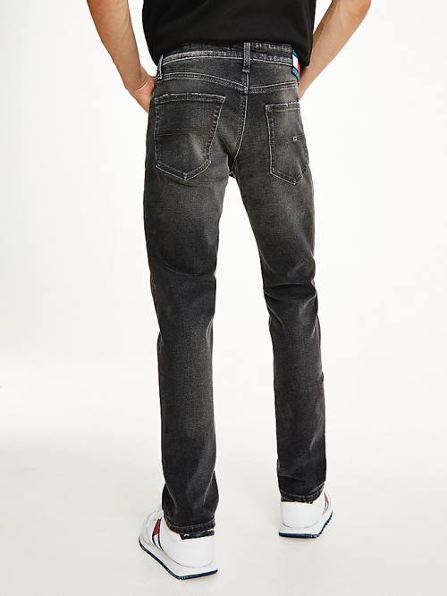 Tommy Hilfiger Scanton Slim Faded Black Jeans Heren Denim | TH251EBV