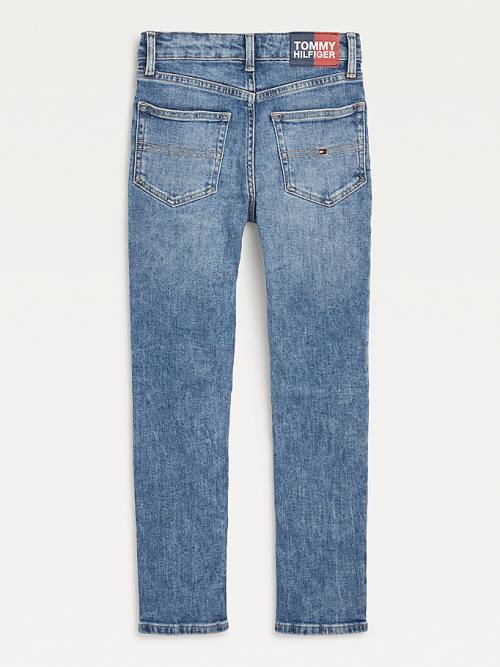 Tommy Hilfiger Scanton Slim Faded Hemp Jeans Jongens Denim | TH053IQL