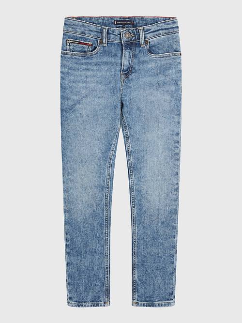 Tommy Hilfiger Scanton Slim Faded Hemp Jeans Jongens Denim | TH053IQL