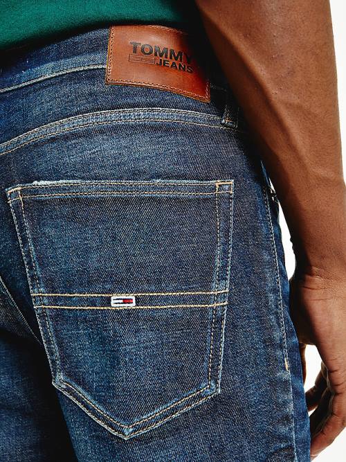 Tommy Hilfiger Scanton Slim Faded Jeans Heren Denim | TH819YFQ