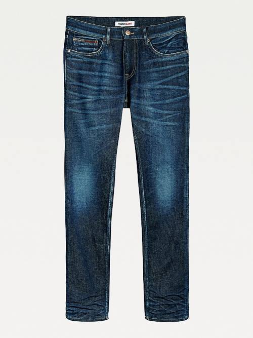 Tommy Hilfiger Scanton Slim Faded Jeans Heren Denim | TH819YFQ