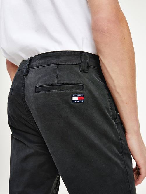 Tommy Hilfiger Scanton Slim Fit Chinos Broek Heren Zwart | TH125XDI