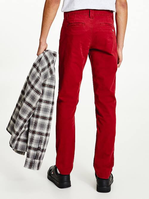 Tommy Hilfiger Scanton Slim Fit Chinos Broek Heren Rood | TH380WOV