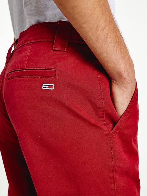 Tommy Hilfiger Scanton Slim Fit Chinos Broek Heren Rood | TH380WOV