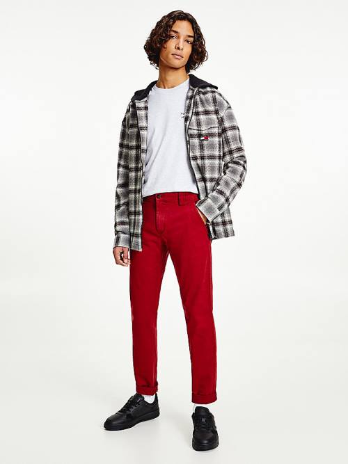 Tommy Hilfiger Scanton Slim Fit Chinos Broek Heren Rood | TH380WOV