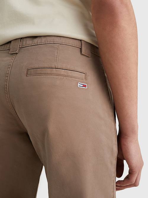 Tommy Hilfiger Scanton Slim Fit Chinos Broek Heren Grijs | TH643VMY