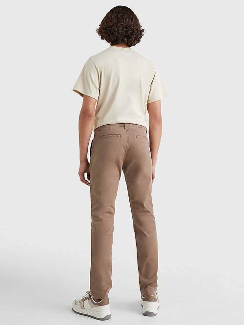 Tommy Hilfiger Scanton Slim Fit Chinos Broek Heren Grijs | TH643VMY