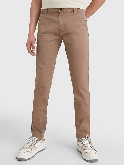 Tommy Hilfiger Scanton Slim Fit Chinos Broek Heren Grijs | TH643VMY