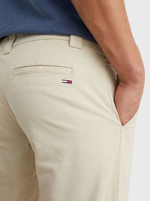 Tommy Hilfiger Scanton Slim Fit Chinos Broek Heren Beige | TH762GQI