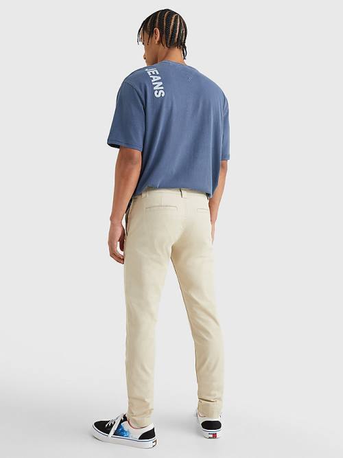 Tommy Hilfiger Scanton Slim Fit Chinos Broek Heren Beige | TH762GQI