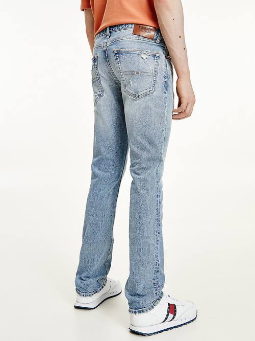 Tommy Hilfiger Scanton Slim Fit Distressed Jeans Heren Denim | TH564YMX