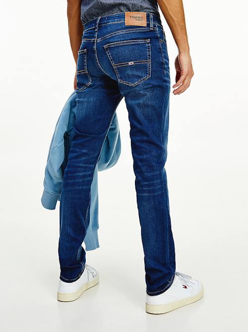 Tommy Hilfiger Scanton Slim Fit Faded Jeans Heren Denim | TH714JPR