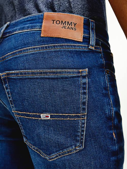 Tommy Hilfiger Scanton Slim Fit Faded Jeans Heren Denim | TH714JPR