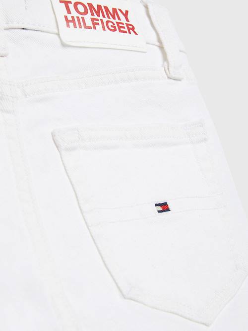 Tommy Hilfiger Scanton Slim White Jeans Jongens Denim | TH457DQC