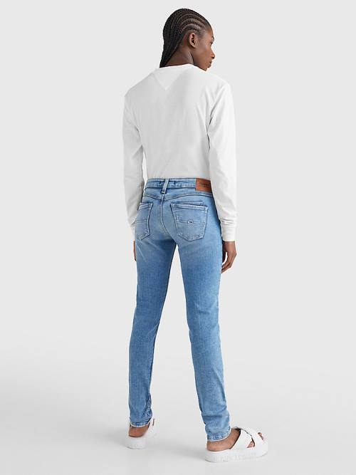 Tommy Hilfiger Scarlett Low Rise Skinny Jeans Dames Denim | TH834PRL