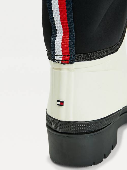 Tommy Hilfiger Schoenplaatjes Chelsea Rain Laarzen Dames Wit | TH059OJD