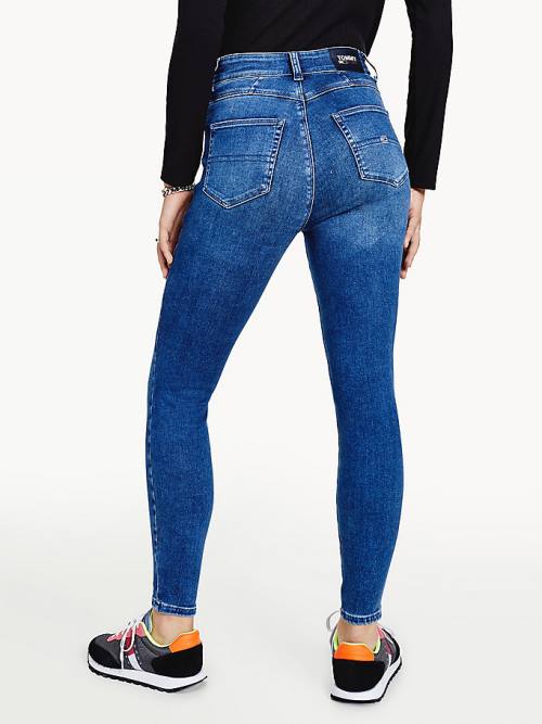 Tommy Hilfiger Shape High Rise Skinny Jeans Dames Denim | TH187REU