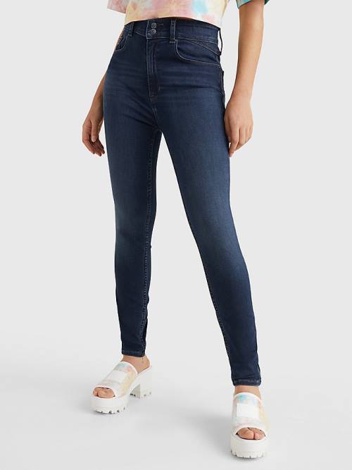 Tommy Hilfiger Shape High Rise Skinny Jeans Dames Denim | TH718RYG