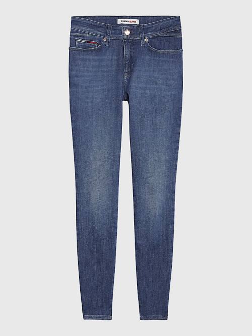 Tommy Hilfiger Shape Mid Rise Skinny Jeans Dames Denim | TH210PWR