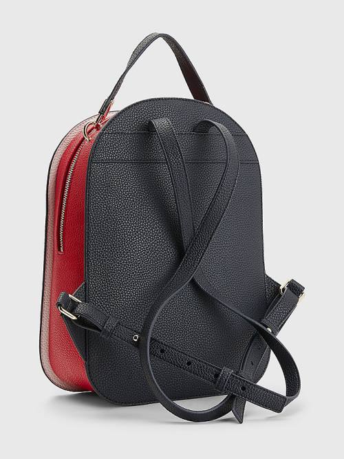 Tommy Hilfiger Signature Colour-Blocked Backpack Tassen Dames Blauw | TH089BTG