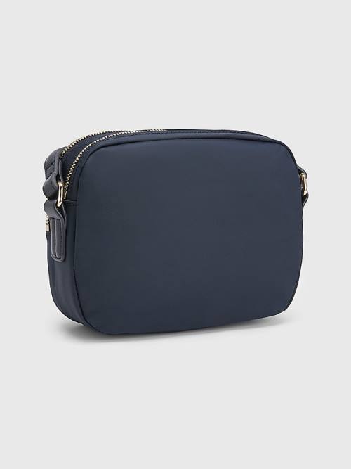 Tommy Hilfiger Signature Crossover Tassen Dames Blauw | TH689LWF