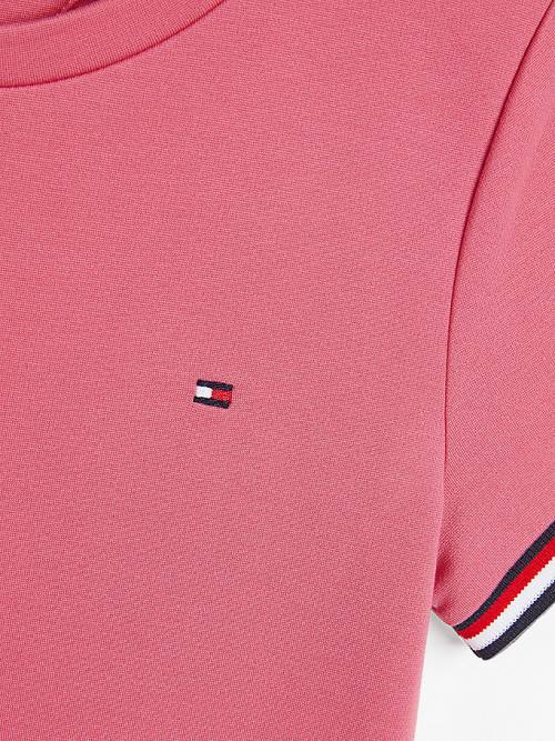 Tommy Hilfiger Signature Cuffs Skater Jurken Meisjes Rood | TH578XVB