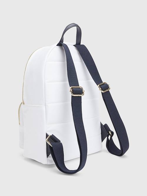 Tommy Hilfiger Signature Tape Backpack Tassen Dames Wit | TH175MAK