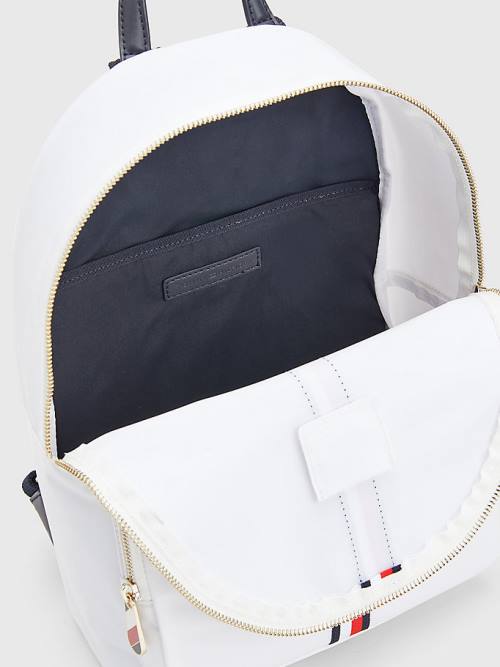 Tommy Hilfiger Signature Tape Backpack Tassen Dames Wit | TH175MAK