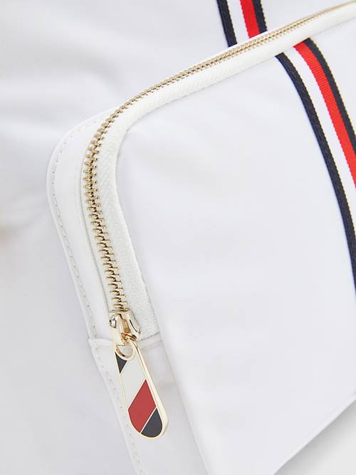 Tommy Hilfiger Signature Tape Backpack Tassen Dames Wit | TH175MAK