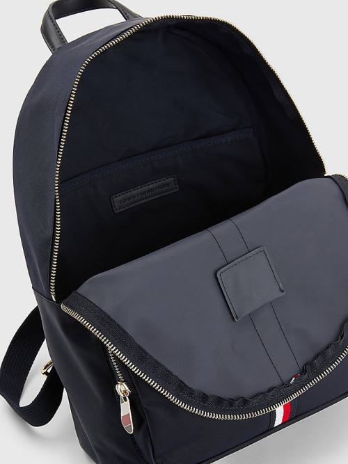 Tommy Hilfiger Signature Tape Backpack Tassen Dames Blauw | TH840XEL