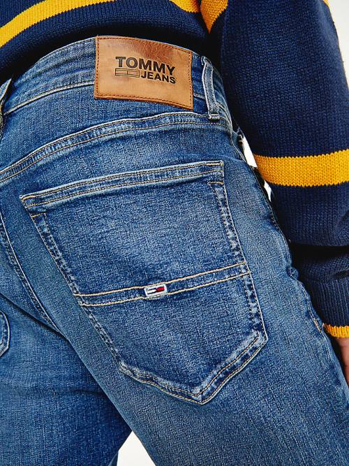 Tommy Hilfiger Simon Skinny Faded Jeans Heren Denim | TH245DVK