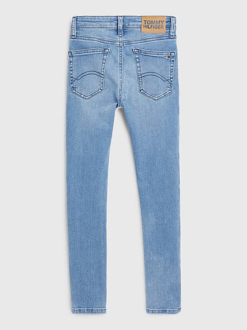 Tommy Hilfiger Simon Skinny Faded Jeans Jongens Denim | TH318NFZ