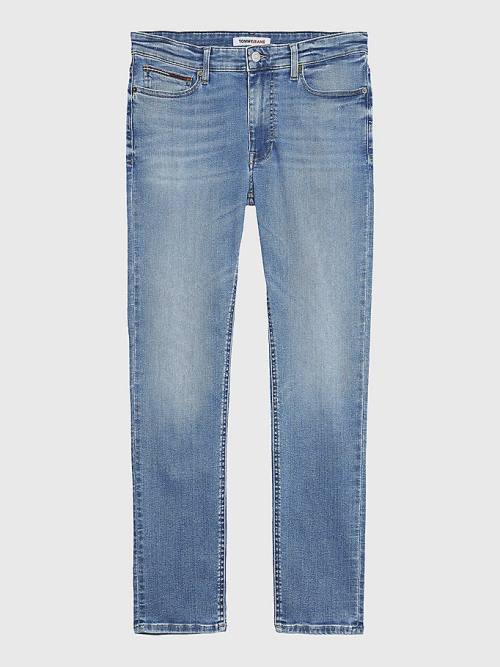 Tommy Hilfiger Simon Skinny Faded Jeans Heren Denim | TH957LIO