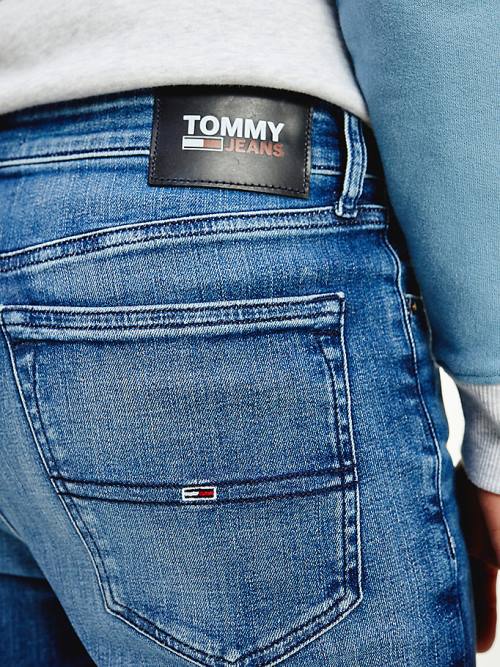 Tommy Hilfiger Simon Skinny Fit Faded Jeans Heren Denim | TH380NOB