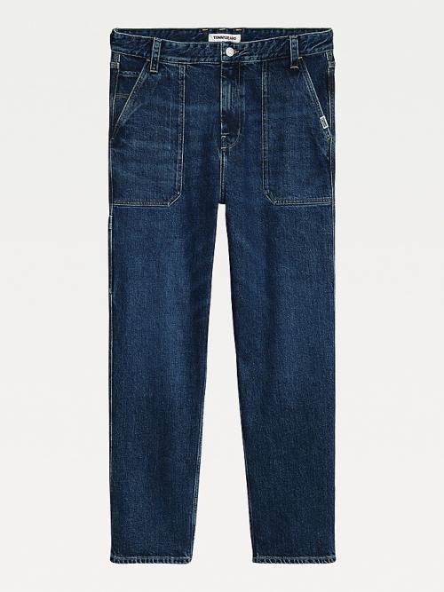 Tommy Hilfiger Skater Relaxed Worker Jeans Heren Denim | TH413OVR