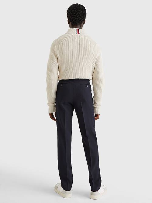 Tommy Hilfiger Slim Fit Broek Heren Blauw | TH793XZG